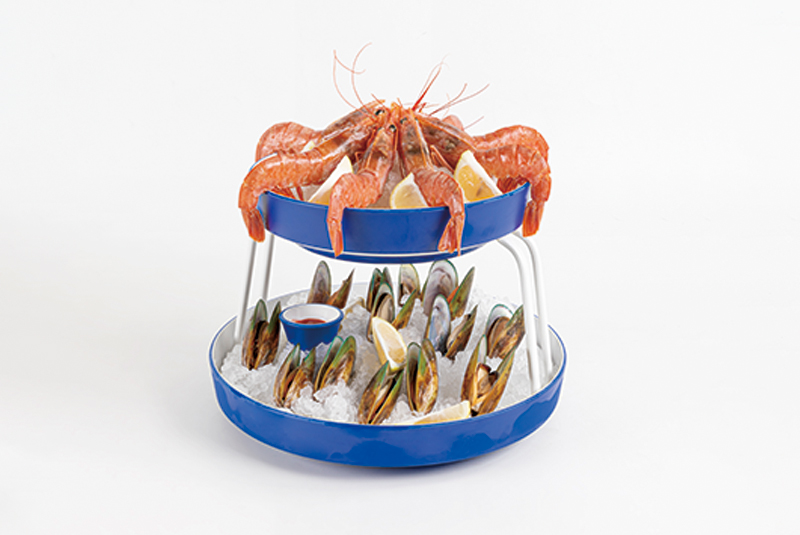 Seafood Platter (Blue & White)