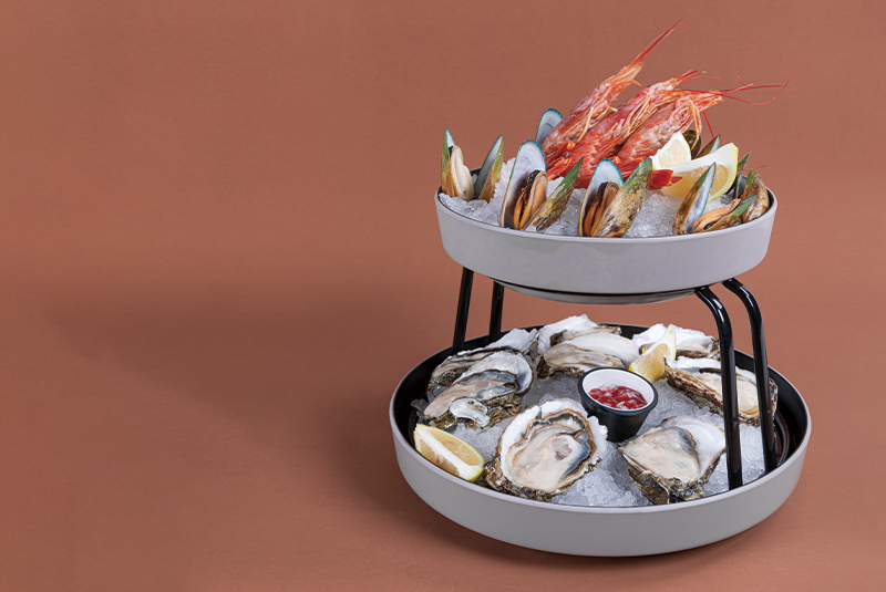 Seafood Platter (Grey & Black)
